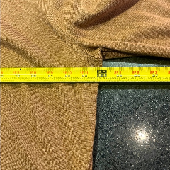 Ted Baker Beckton Roll Neck Long Sleeve Core  Sweater in Tan XL or 7 - Picture 11 of 14